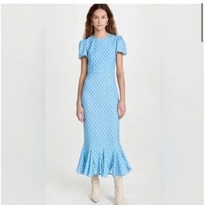 Rhode Lulani Blue Maxi Dress Size 4